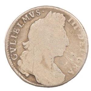 WILLIAM III SILVER HALF CROWN HALFCROWN COIN (#8242) - Picture 1 of 2
