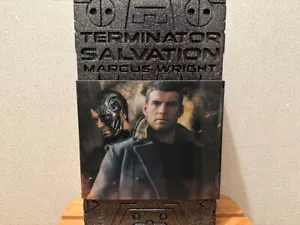 Hot Toys MMS100 Terminator Salvation Marcus Wright Sam Worthington Figure USED - Picture 1 of 8
