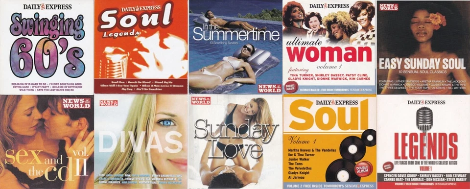 ROCK POP SOUL CD COLLECTION ( 10 CD Collection from english Newspapers ) - Bild 1 von 4