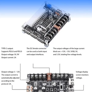 Voltages Display Adapter Power Supply Board for 20Pin & 24Pin Power Units - Afbeelding 1 van 9