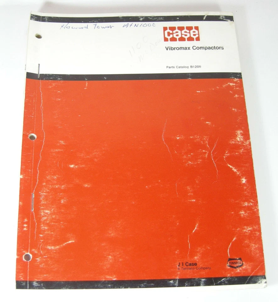 CASE Vibromax Compactor ATN500 ATN1000 2000 AW750 1250 1500 VVW1700 Parts Manual - Image 1 of 4