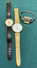 3 Vtg Nelson Shrine Circus By Image Mailbu 1987 Gold Silver Womens Watch Lot