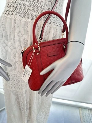 Bolso Bandolera Gucci Cuero Mini GG Guccissima Cúpula Hombro 449654 Foto 1 de 4