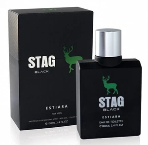 NUEVO ESTIARA STAG NEGRO EAU DE TOILETTE PARA HOMBRE EDICIÓN LIMITADA MEJOR REGALO - 100 ML - Imagen 1 de 1