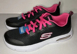 Skechers Girls Dynar-Air Bright Jumps Memory Foam Black Pink Size 4 GS 5.5 W - Picture 1 of 10