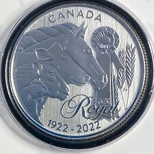 THE ROYAL TURNS 100!! ** $5 COIN Double Date 1922 - 2022** Royal Canadian Mint