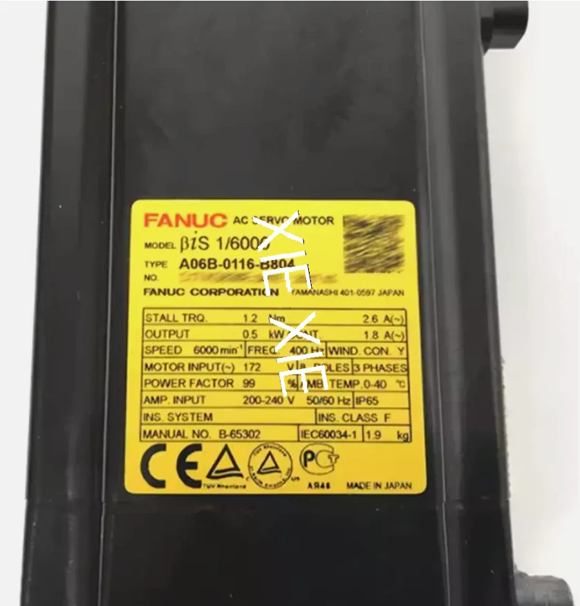 FANUC  A06B-0116-B804 New In box  Servo Motor  shipping Via Fedex or DHL - Image 1 of 1