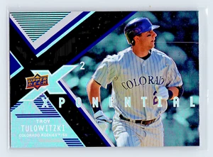2008 Upper Deck X Baseball #X2-TT Troy Tulowitzki MLB Trading Card Rockies - Picture 1 of 2