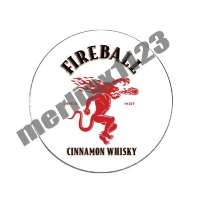 NO BRAND Fireball Cinnamon Whisky Golf Ball Marker Liquor