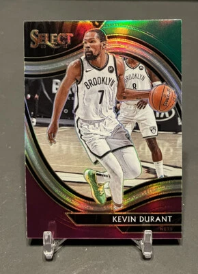 Kevin Durant 2020 Panini Select Green White Purple #259 Courtside Level (d) - Image 1 of 2