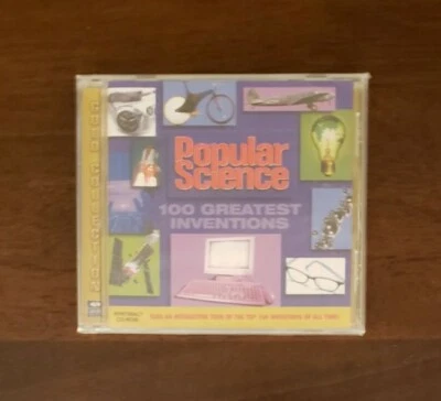 Popular Science: 100 Great Inventions (Vintage Windows/Macintosh CD-ROM) SEALED - Image 1 of 2