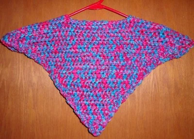 One Piece Poncho / Shawl Coat Crochet Pattern - Image 1 of 2