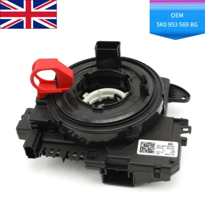 5K0953569BG Clock Spring Steering Wheel Cruise Control Electronic Module For VW - Image 1 of 4