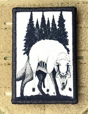 Wolf In Sheep's Clothing Morale Patch / Military Badge Army Tactical Hook 75
