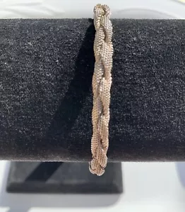 Tiffany & Co Sterling Armband geflochten Mesh Silber - Bild 1 von 4