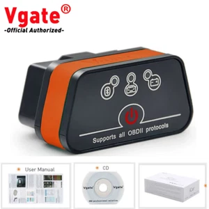 Bluetooth OBD2 Scanner OBDII Code Reader Automotive Fault Diagnostic Tool ELM327 - Picture 1 of 12