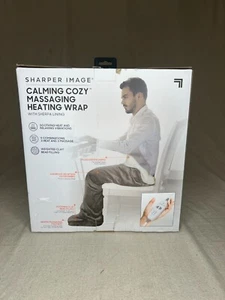 Sharper Image Heat Wrap Calming cozy Sherpa lining 44x28 blanket foot rest - Picture 1 of 7