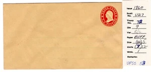Star Die U27 Postal Entire UPSS #53   UPSS CV$45 - Picture 1 of 3