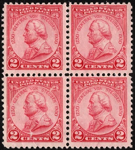 US Stamp Scott # 689 Block of 4 Mint - 2 Cents Baron von Steuben Commemorative - Picture 1 of 1