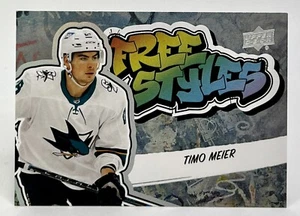 Timo Meier - 2022-23 Upper Deck Series 1 - Freestyles - FS-31 - San Jose Sharks - Picture 1 of 2