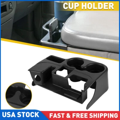 Black Console Cup Holder Fits For 2003-2012 Dodge Ram 1500 2500 3500 Center New - Image 1 of 4