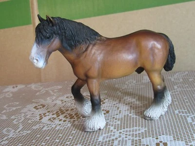 900Z Vintage 2000 Schleich China Caballo De Hungría Shire Marrón Claro 1:20 - Imagen 1 de 4