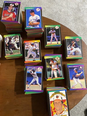 Lote de 1.260 tarjetas de béisbol 1989 - Donruss Fleer Topps y tarjetas de cubierta superior Foto 1 de 4