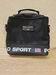 Vintage Ralph Lauren 90's Polo Sport Cross Body Bag Black, Missing Strap, VG! - Picture 1 of 6