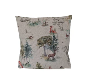 "Waldtier Hirsch Igel Hase Fasan Fuchs Kissenbezug 14"" 16"" 18"" 20" - Bild 1 von 2
