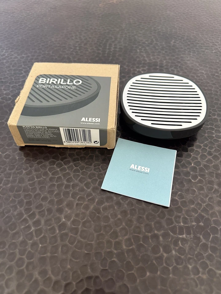 Alessi Birillo мыло блюдо редкая черный разработан Пьеро Лиссони - Изображение 1 из 4