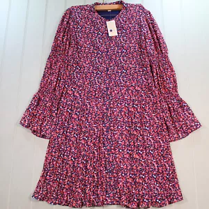 Michael Kors Blumen Kleid Plissee Größe XL US / 20 UK - Bild 1 von 16