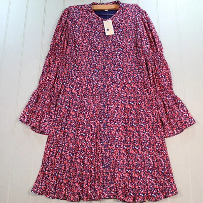 Vestido Michael Kors Floral Plisado Talla XL EE. UU. / 20 UK Foto 1 de 4