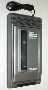 Solidex 928XT VHS Cinta de Video Cassette Rebobinadora Gris - Imagen 1 de 3