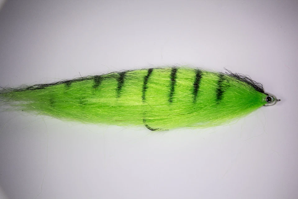 Fliegentom 3060 Hechtstreamer XXL Nr. 15 - Chartreuse Tiger - Bild 1 von 1