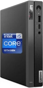New Lenovo ThinkCentre neo 50q Gen 4 i5-13420H 8GB 256GB SSD Wi-Fi Kybd Mouse - Picture 1 of 14