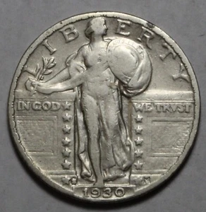 1930er Jahre Standing Liberty Quarter PH89 - Bild 1 von 2