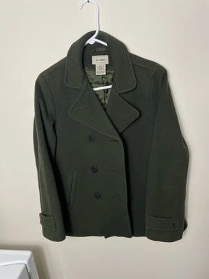 LL Bean Lambswool Peacoat 6P - Image 1 of 3