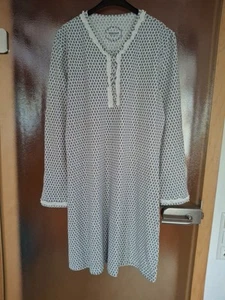 Ringella Damen Nachthemd Langarm mit Spitze Baumwolle Gr. 44 / L - NEU - Bild 1 von 6