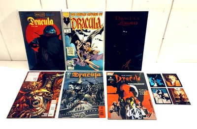 Drácula🧛 Lote 11 Incluye 🔥Seis #1 y Tarjetas Coleccionables Imagen Cómics🔑🧌 Foto 1 de 3