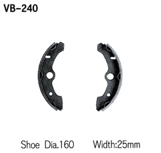 Zapatas de freno Yamaha YFM400FW 1993-1998 Kodiak ATV Vesrah [delanteras] Foto 1 de 2