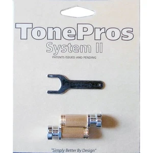 NEW TonePros SS1 Standard (US Thread) Small Cap Gibson Size Locking Stud, CHROME - Picture 1 of 3