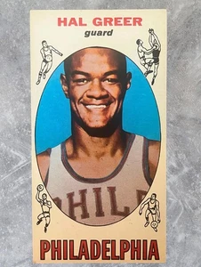 1969-70 Topps #84 Hal Greer Philadelphia 76ers Tall Boy HOF Guard VG/EX - Bild 1 von 2