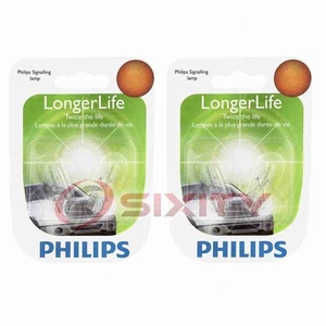 2 pc Philips Rear Side Marker Light Bulbs for Chrysler Crossfire 2004-2008 fr - Picture 1 of 5
