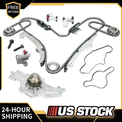 定时链条套件水泵适合 07-10 福特 Edge Taurus Lincoln Mkz 3.5 3.7L V6 — 第 1/4 张图片