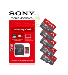 🧠 Tarjeta de memoria Sony Micro SD – 64GB / 128GB / 256GB / 512GB / 1TB con adaptador - Imagen 1 de 1