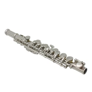 Desmontable Plateado C Piccolo Con Destornillador Cuero PU Caja Limpieza TDW - Imagen 1 de 10