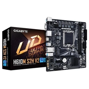 Gigabyte H610M S2H V2 Motherboard - Supports Intel Core 14th CPUs, 4+1+1 Hybrid - Imagen 1 de 5