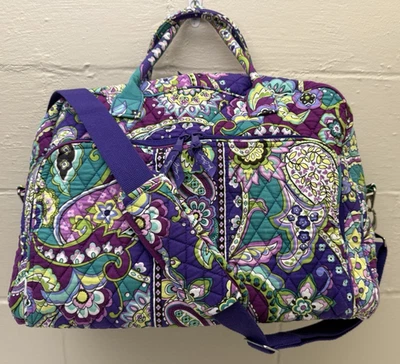 Дорожная сумка Vera Bradley Heather Weekender чемодан XL спортивная б/у в отличном состоянии - Изображение 1 из 4