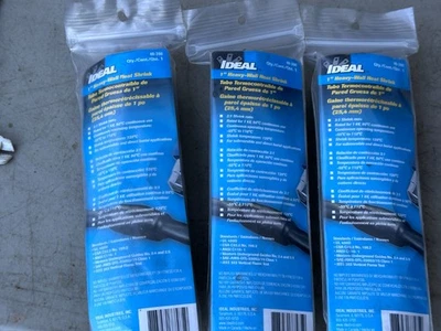 Ideal 1" Heavy Wall Heat Shrink Tubing 46-390, Lot of 3 - Image 1 of 4