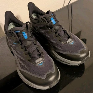 Hoka One One Speedgoat 5 Gore-Tex Spike Low Nero Blu 1133550 BBLC US 12D Taglia - Foto 1 di 8